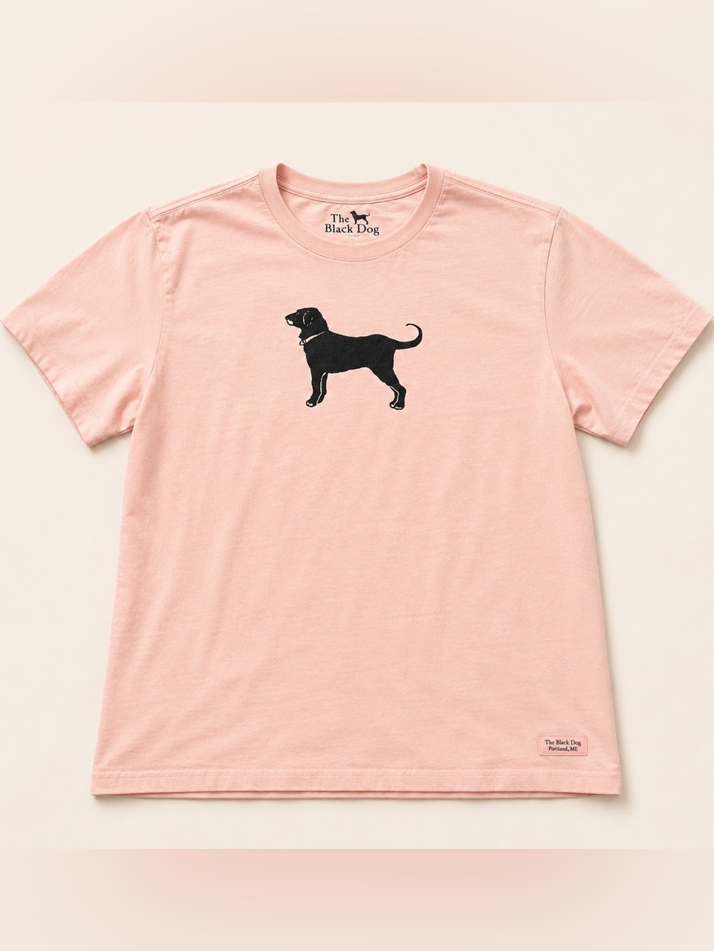 The Black Dog Women’s Tee | Portland, Maine | Size L | Coastal New England